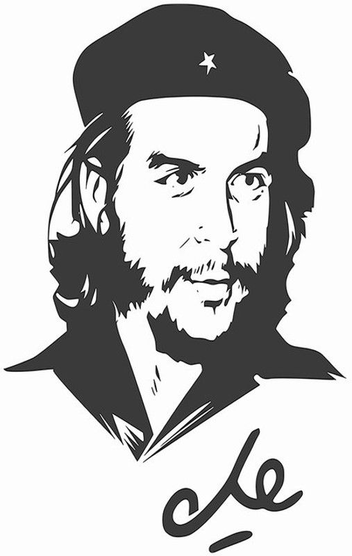 Che Guevara Flex Poster For Room Mo-1101 Photographic Paper  (24 inch X 18 inch, Rolled)