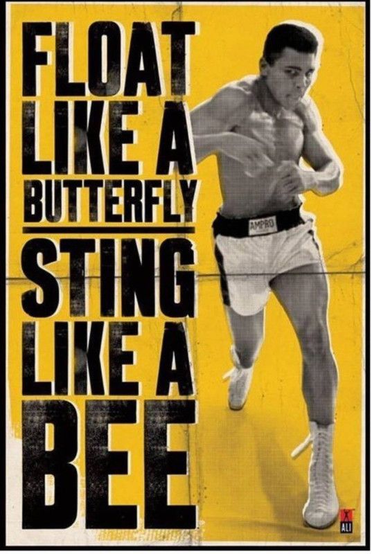 Muhammad Ali Wall POSTER LARGE Print on 36x24 INCHES Fine Art Print  (36 inch X 24 inch, Rolled)