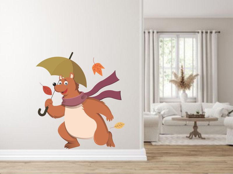 Decorhubb 60 cm Cartoons wall sticker for childrens room Self Adhesive Sticker  (Pack of 1)