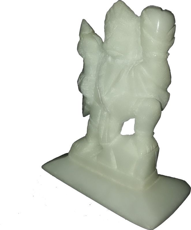 TOTAL HOME HAUMMAN Decorative Showpiece - 2 cm  (Marble, White)