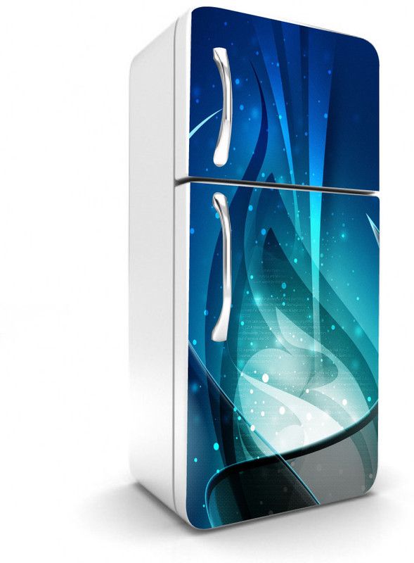 PRIME HOME DECOR 60 cm Decorative Fridge Stickers for Refrigerator Double Door (Multicolor PVC Vinyl) Self Adhesive Sticker  (Pack of 1)
