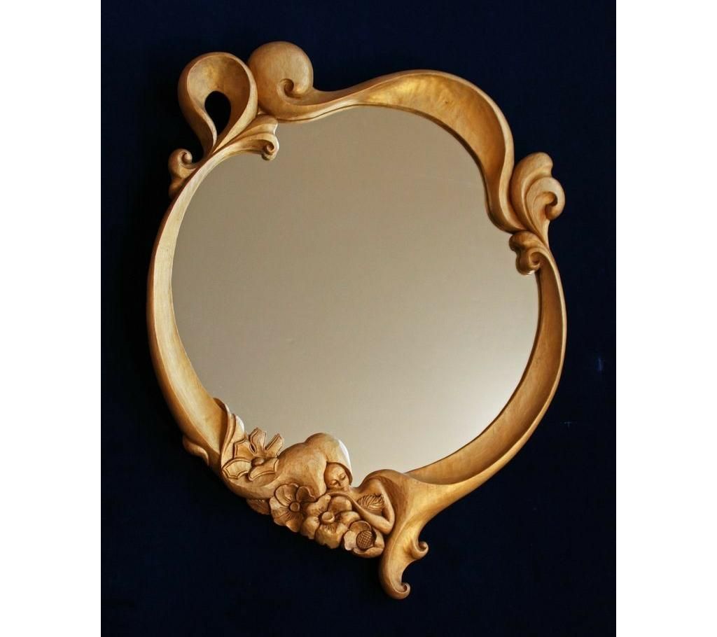 exclusive wooden wall mirror