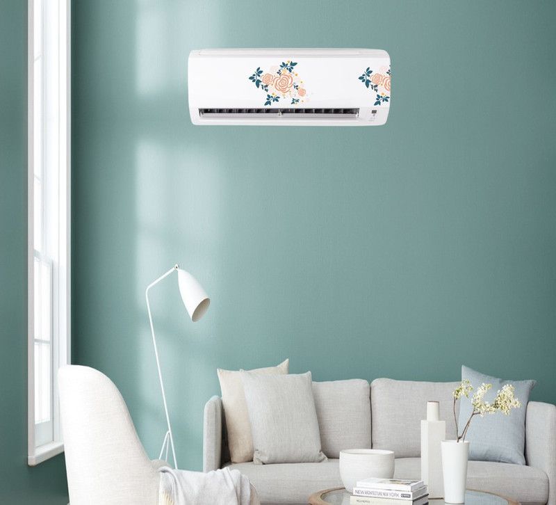 K2a Decor 91 cm Decorative AC Sticker (Multicolor 30cmx91cm) Self Adhesive Sticker  (Pack of 1)