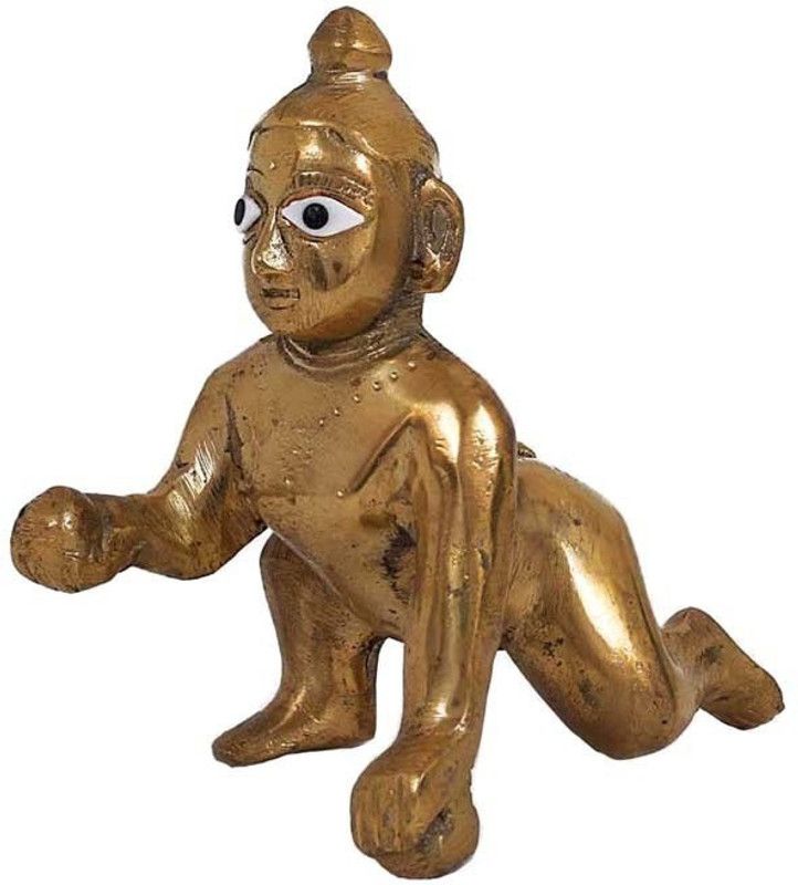 NAVYAKSH Decorative Showpiece - 7 cm  (Brass, Multicolor)