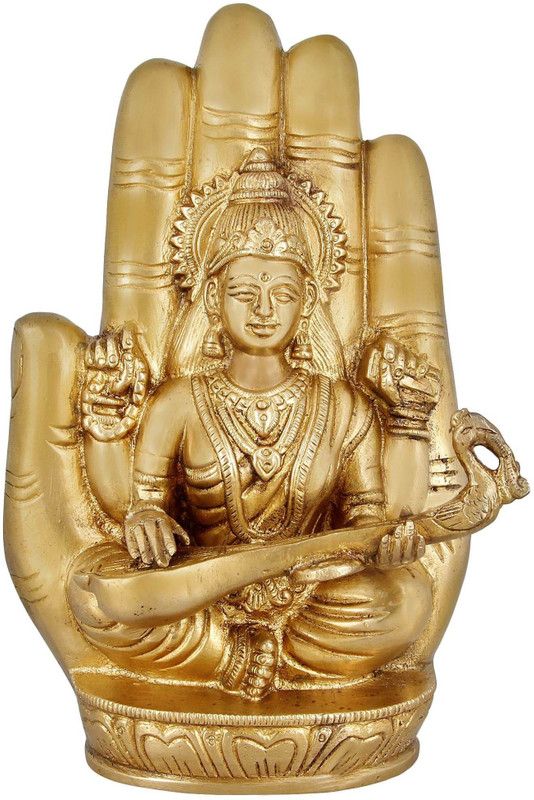Shalinindia Decorative Showpiece - 22.86 cm  (Brass, Gold)