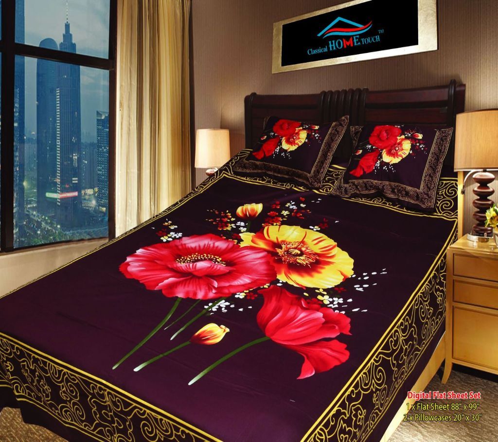 King Size Panel Bedsheet - 6 (2) - ANJ