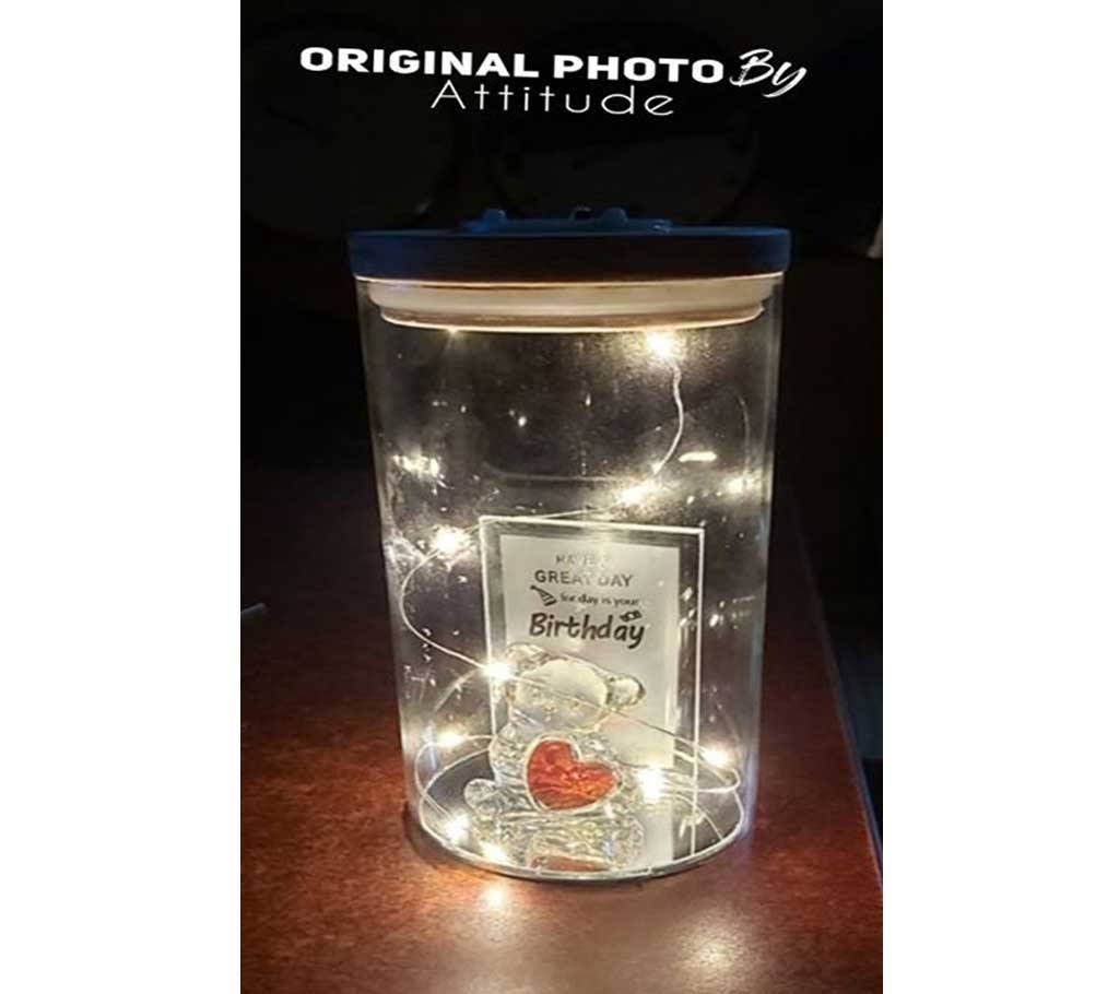 Beautiful Unique Design Lamp Night Light BirthdayHeart Bottle Lamp