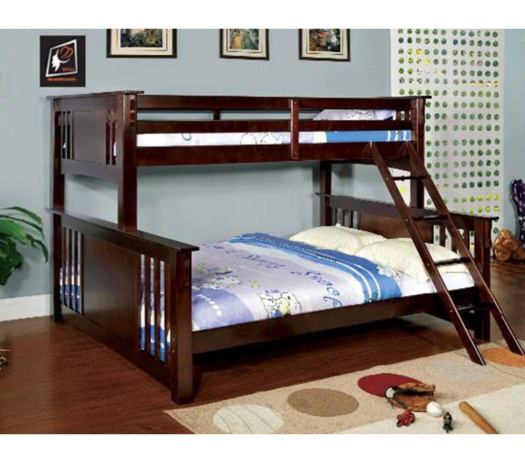 Shegun Wood Twin Double Bed-C