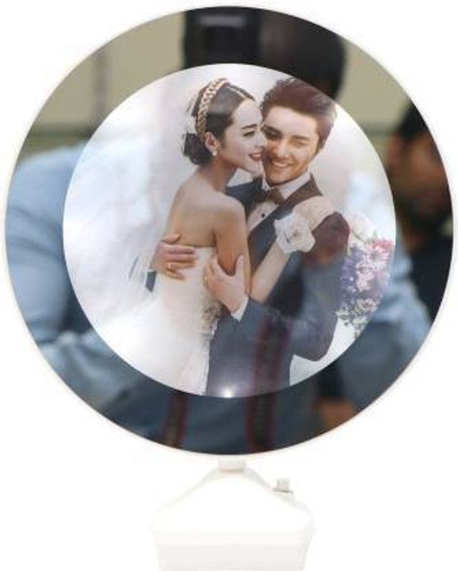 Thakran Acrylic Personalized, Customized Gift Best Friends Reel Photo Collage gift for Friends, BFF with Frame, Birthday Gift,Anniversary Gift Table  (White, 1 Photo(s), 18 cm X 18 cm)
