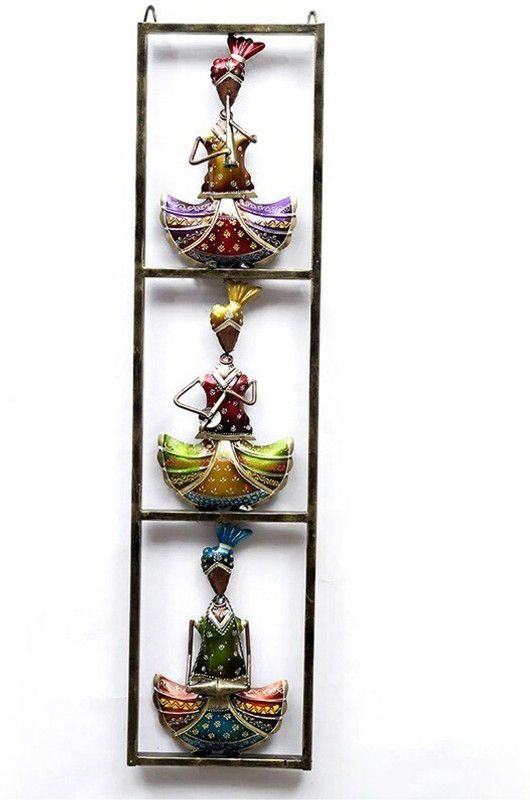 OPPERSTE INDUSTRIES Multicolour Men Muscians Frame Wall Art  (Multicolor)