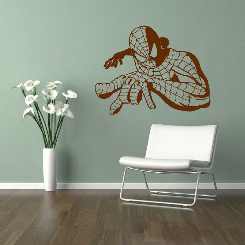 Decor Villa 76 cm Decor villa My hero spider man Wall Decal & Sticker Self Adhesive Sticker  (Pack of 1)
