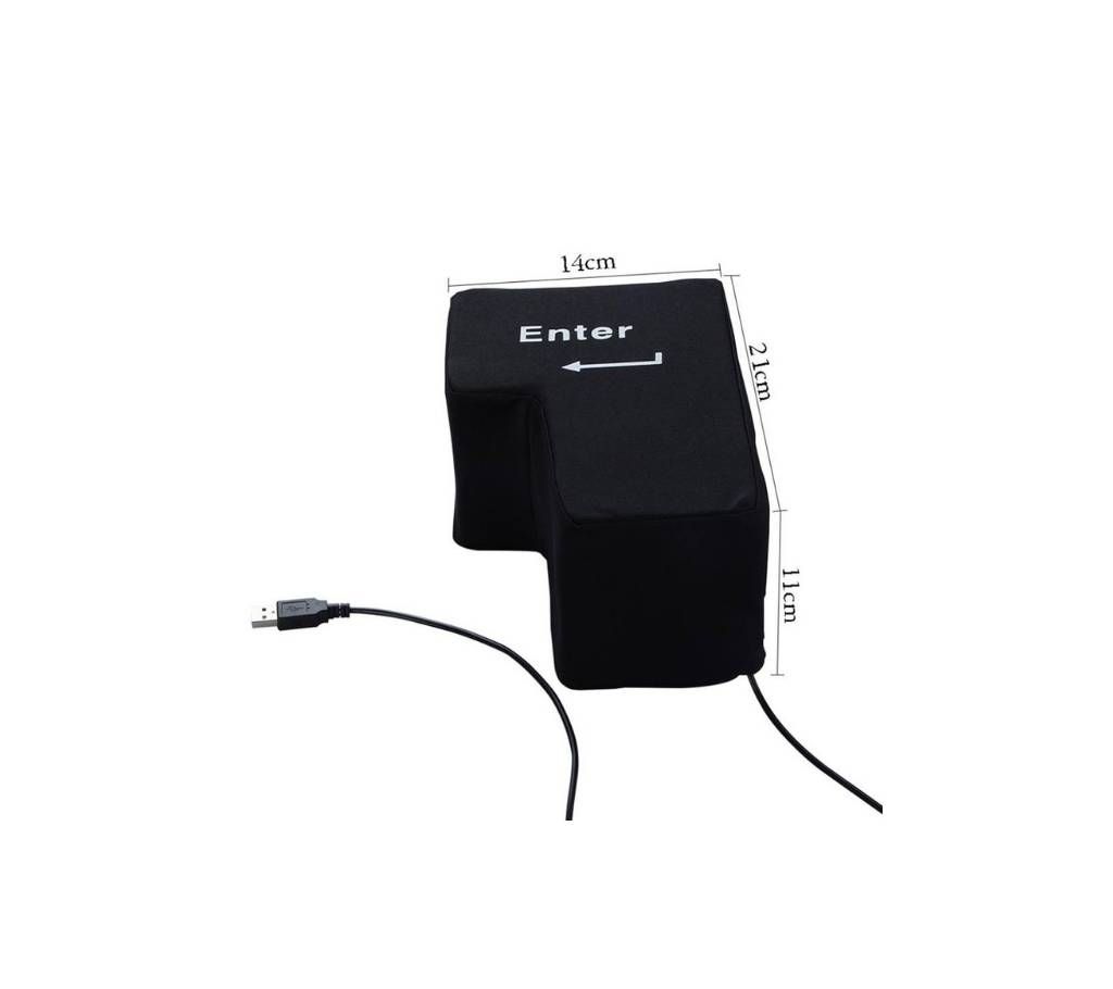 ANTI STRESS USB ENTER KEY PILLOW