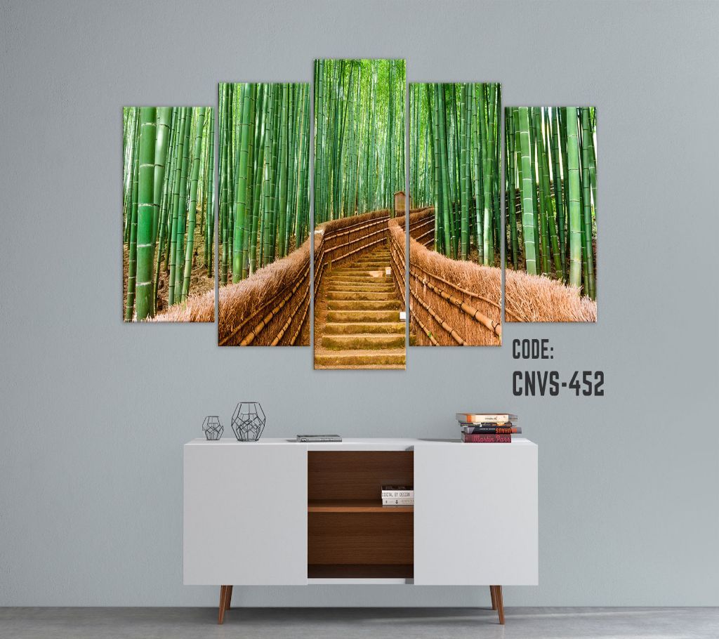 CNVS-452  Bamboo Nature Wall Canvas Art Prints 48 inch x 36 inch