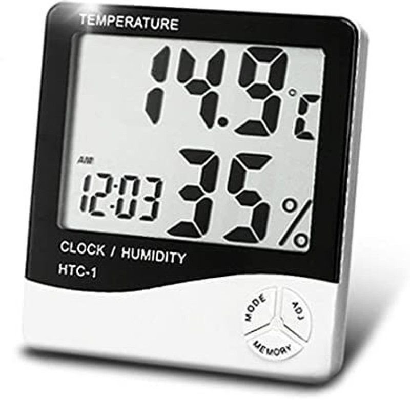 RHONNIUM Digital White Clock