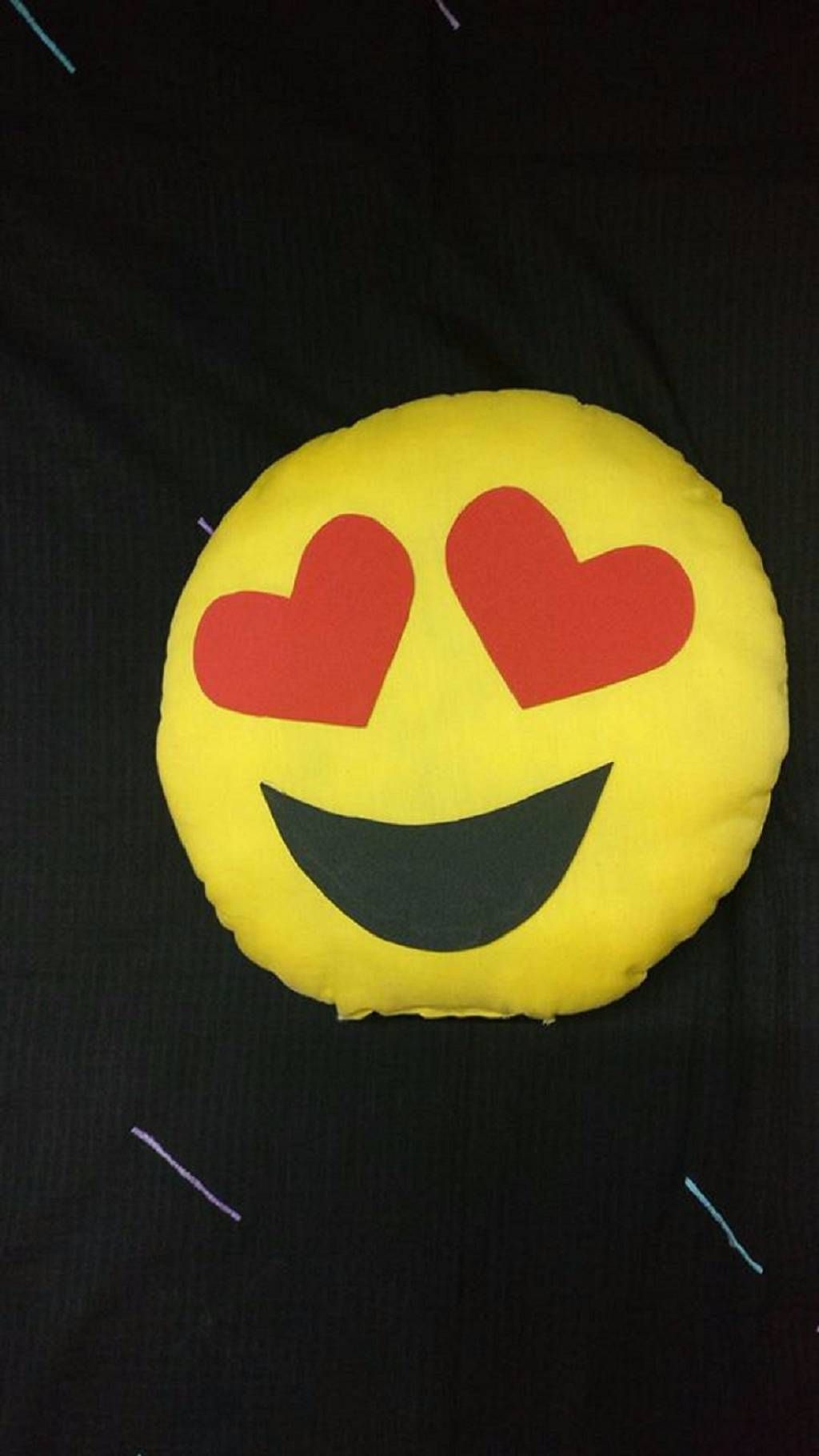 Love Eyes Cotton Pillow