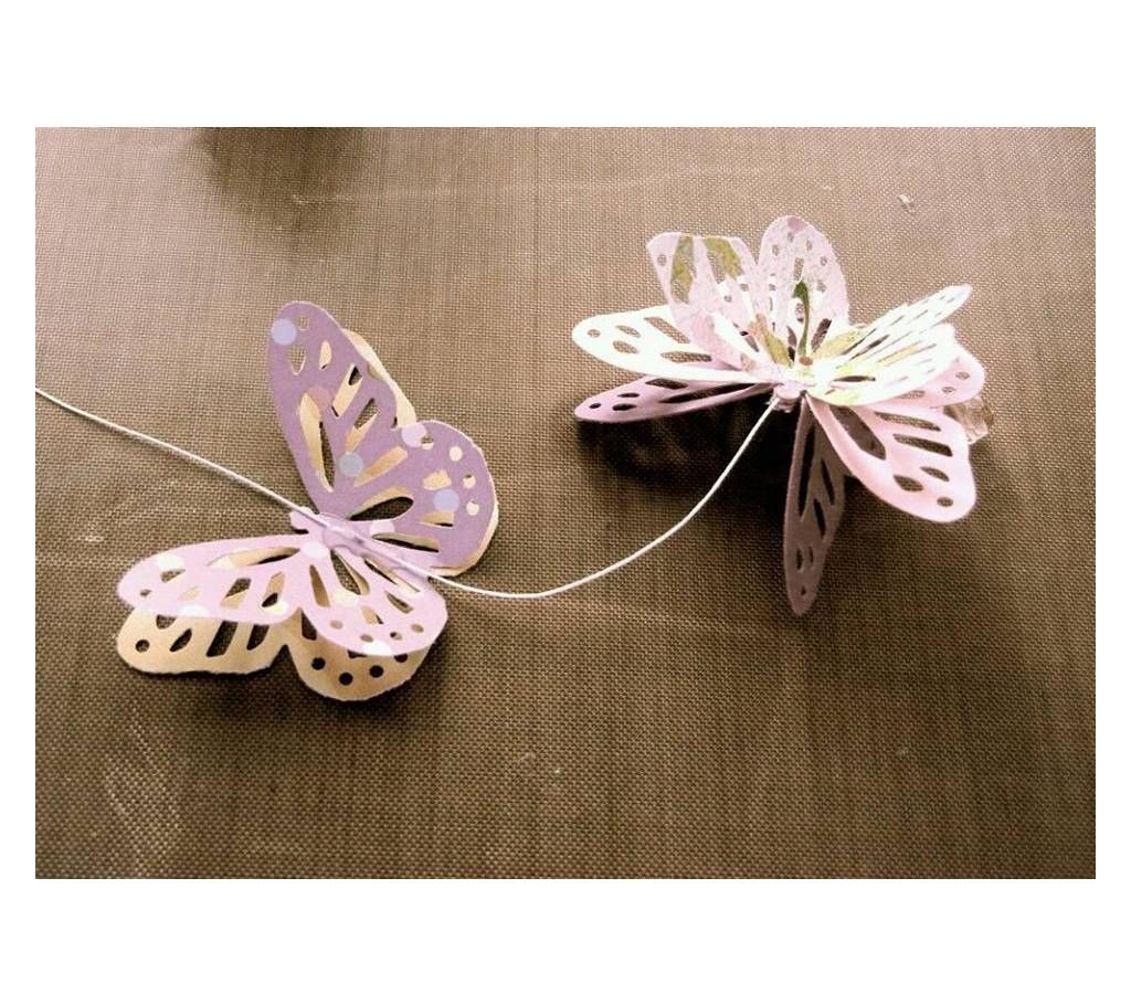 Multi Color Butterfly - 50 pcs