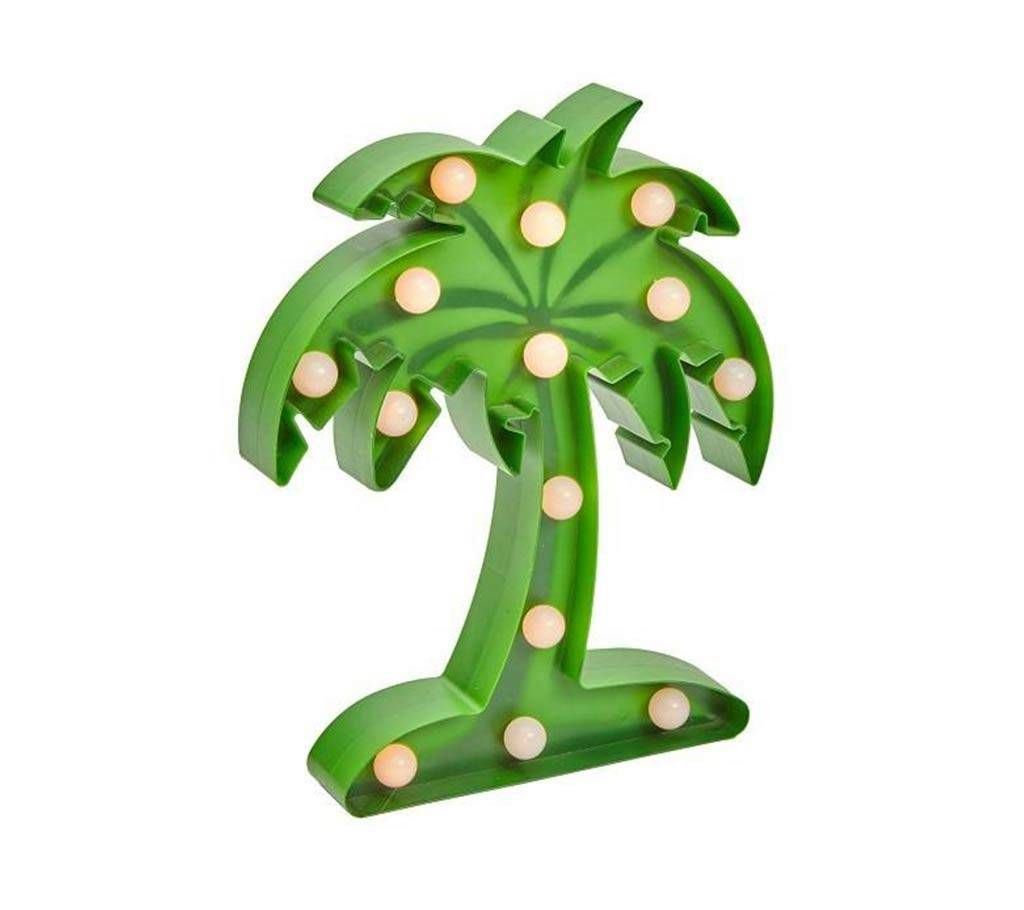 Decorative Marquee Sign Palm Tree LED Light