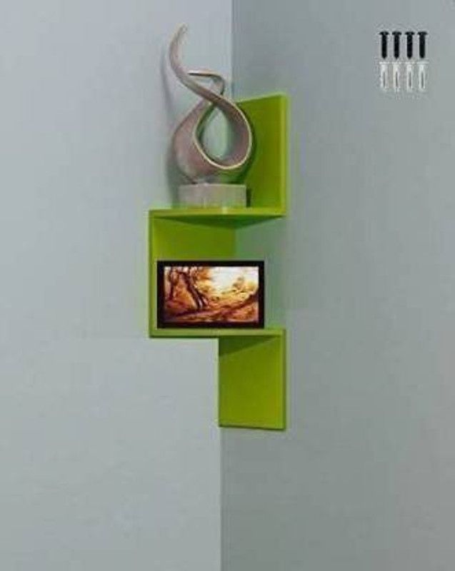 ANB Enterprises MDF (Medium Density Fiber) Wall Shelf  (Number of Shelves - 2)
