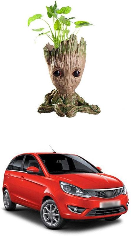 PRTEK Guardians of The Galaxy Baby Groot Multi Purpose Flower Pot/Pen Stand 211 Decorative Showpiece - 8 cm  (Plastic, Multicolor)