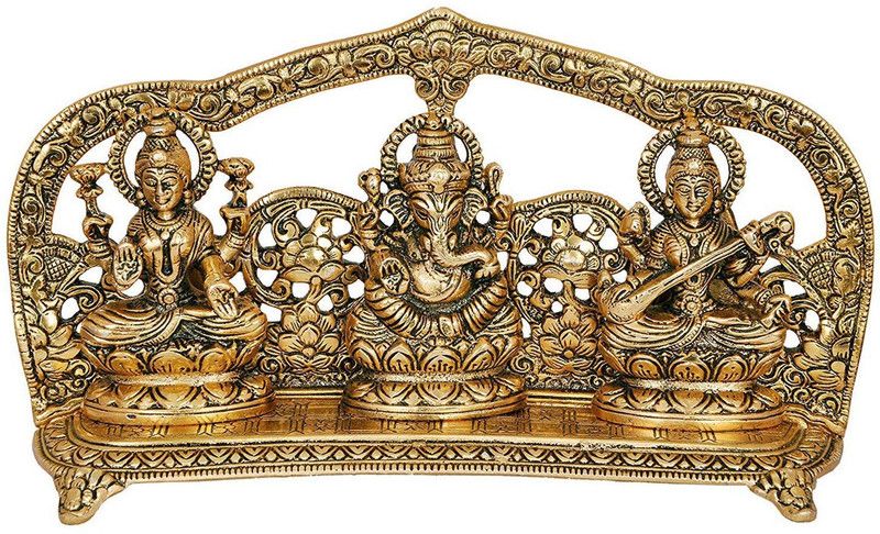 SBBCO Decorative Showpiece - 23 cm  (Aluminium, Gold)