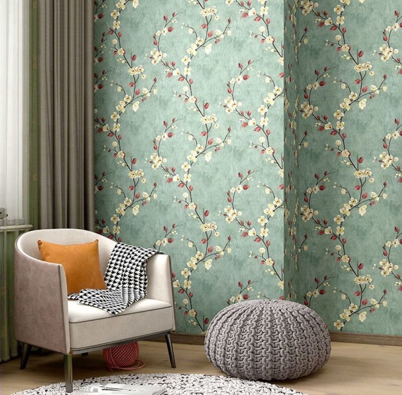 Medbay Abstract Multicolor Wallpaper  (300 cm x 45 cm)