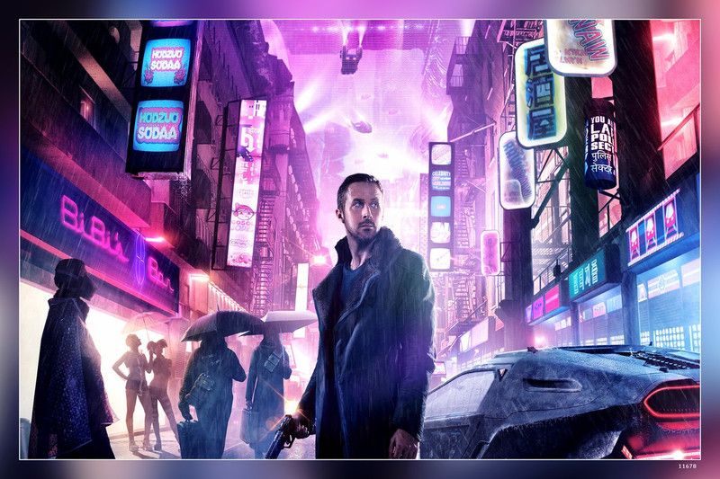Blade Runner Science Fiction Cyberpunk Ryan Gosling Matte Finish Poster Paper Print  (12 inch X 18 inch)