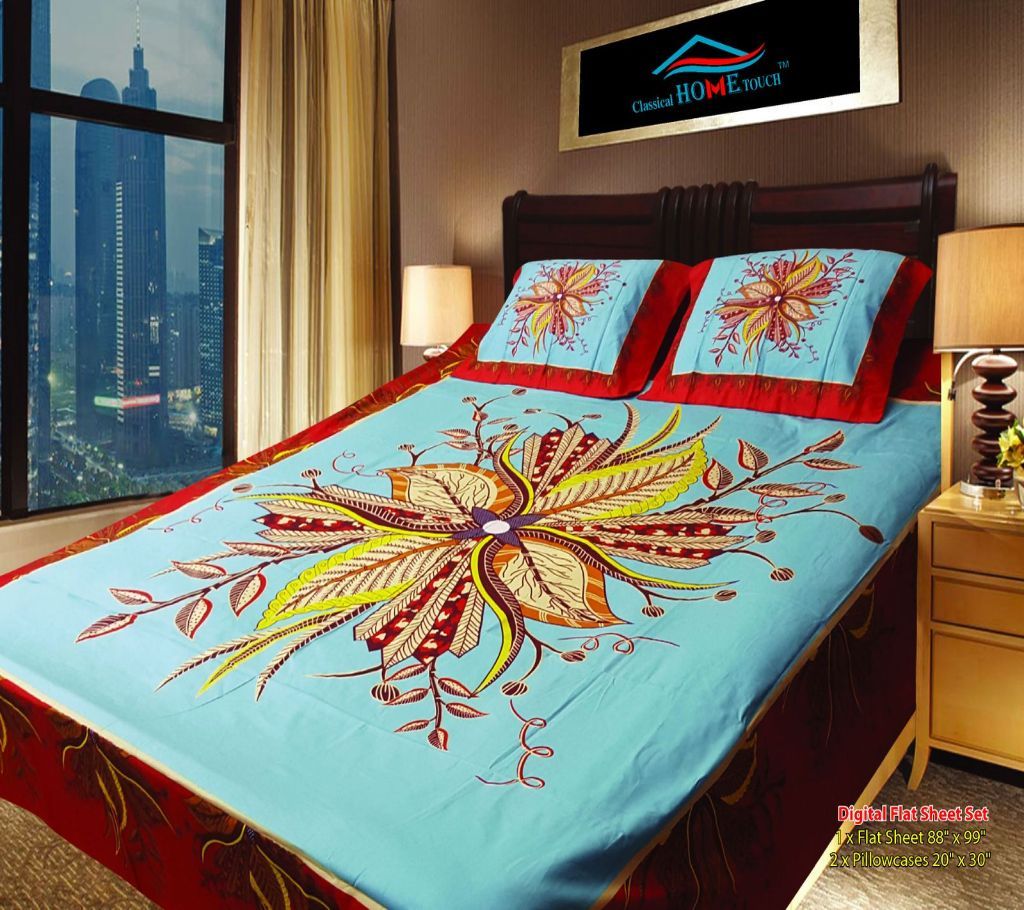 King Size Panel Bedsheet - 7 (2) - ANJ