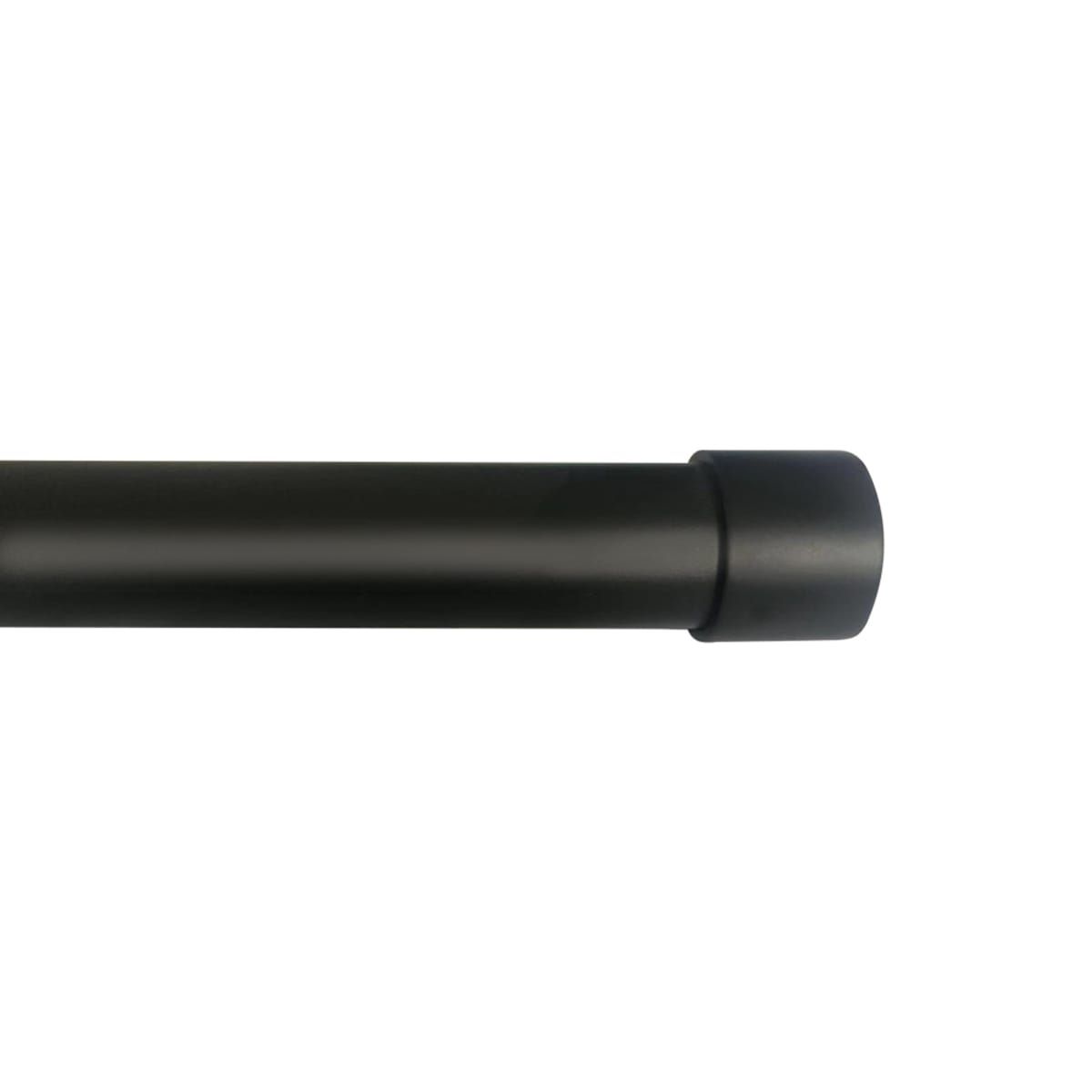 Expandable Curtain Rod Set Black