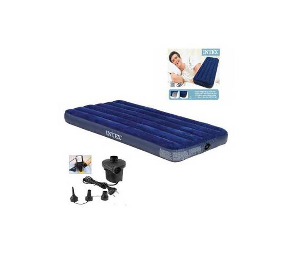 Intex Single Air Bed  with free Pumper