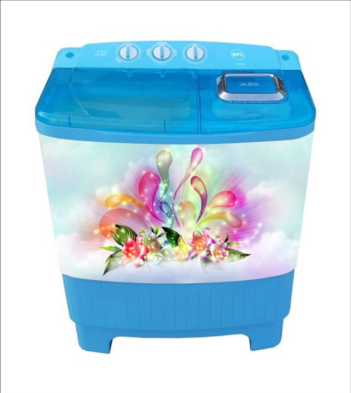 Khatwal Enterprises 60 cm decorative multicolour absract washingmachine sticker Self Adhesive Sticker  (Pack of 1)