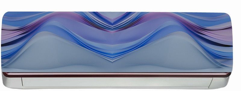 Shree Decor 91 cm Decorative Ac Sticker (Multicolor PVC Vinyl 30x91) Self Adhesive Sticker  (Pack of 1)