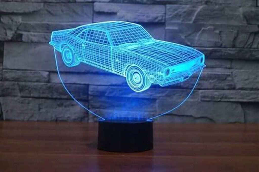 Car Remote Control 3D Lamp