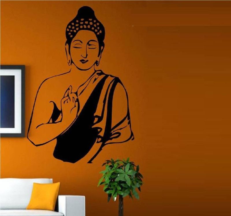 KICKWIX Spiritual Leaders Black Wallpaper  (83 cm x 60 cm)