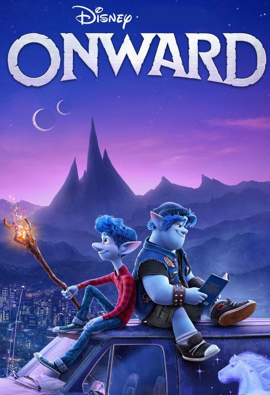 Poster Onward Movie Poster (Large Poster, 300GSM Matt, 36x24 Inches, Rolled, Multicolor) Fine Art Print  (36 inch X 24 inch, Rolled)