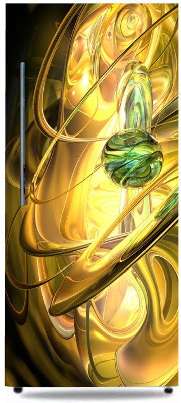 ColorsGraphics 60 cm Abstract Digital Graphics Wallpaper Self Adhesive Sticker  (Pack of 1)