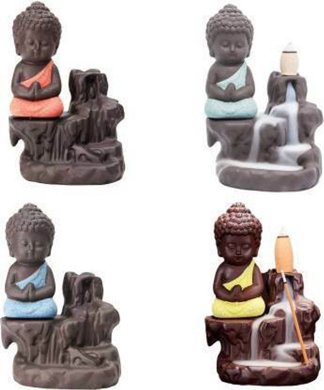 buyerchoice Decorative Showpiece - 12 cm  (Polyresin, Blue, Red, Orange, Yellow)