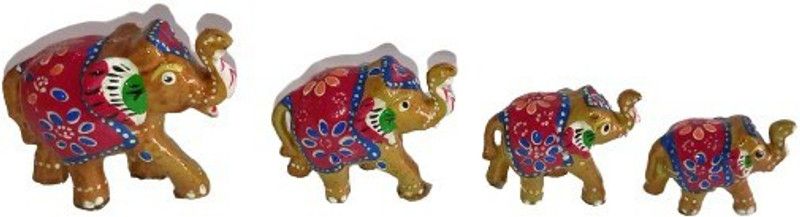 khushbu handicrafts Decorative Showpiece - 10 cm  (Paper Mache, Multicolor)