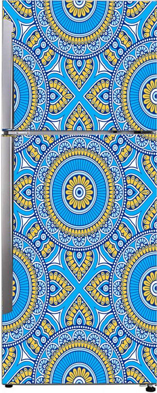 K2A Studio 60 cm abstract multicolor stunning mandala wallpaper sticker Self Adhesive Sticker  (Pack of 1)