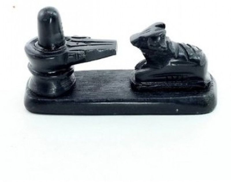 Shiv Decorative Showpiece - 7 cm  (Marble, Black)
