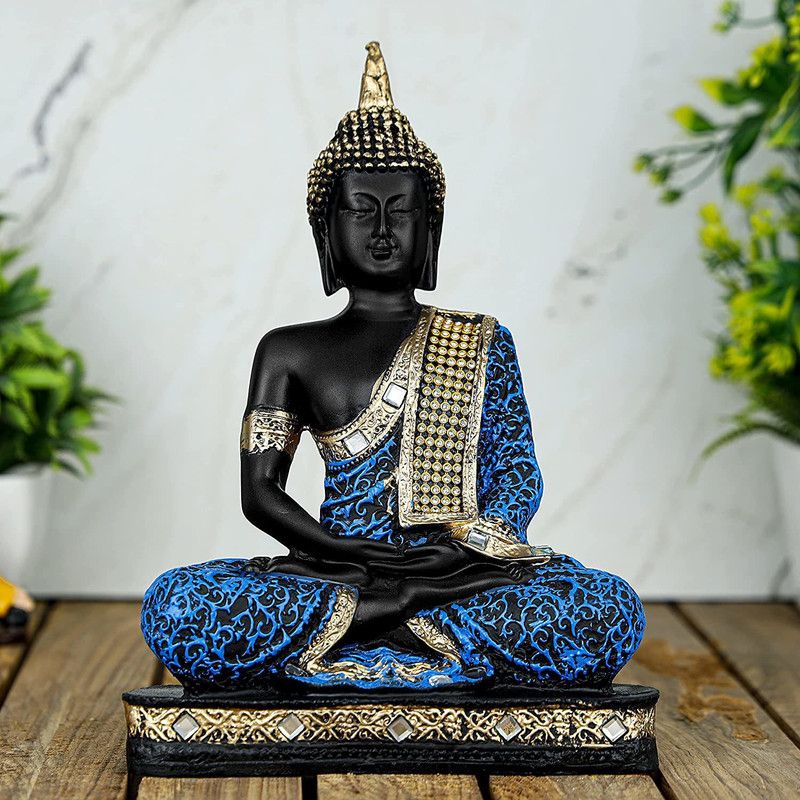 FoAr Angle Decorative Showpiece - 24 cm  (Polyresin, Blue)