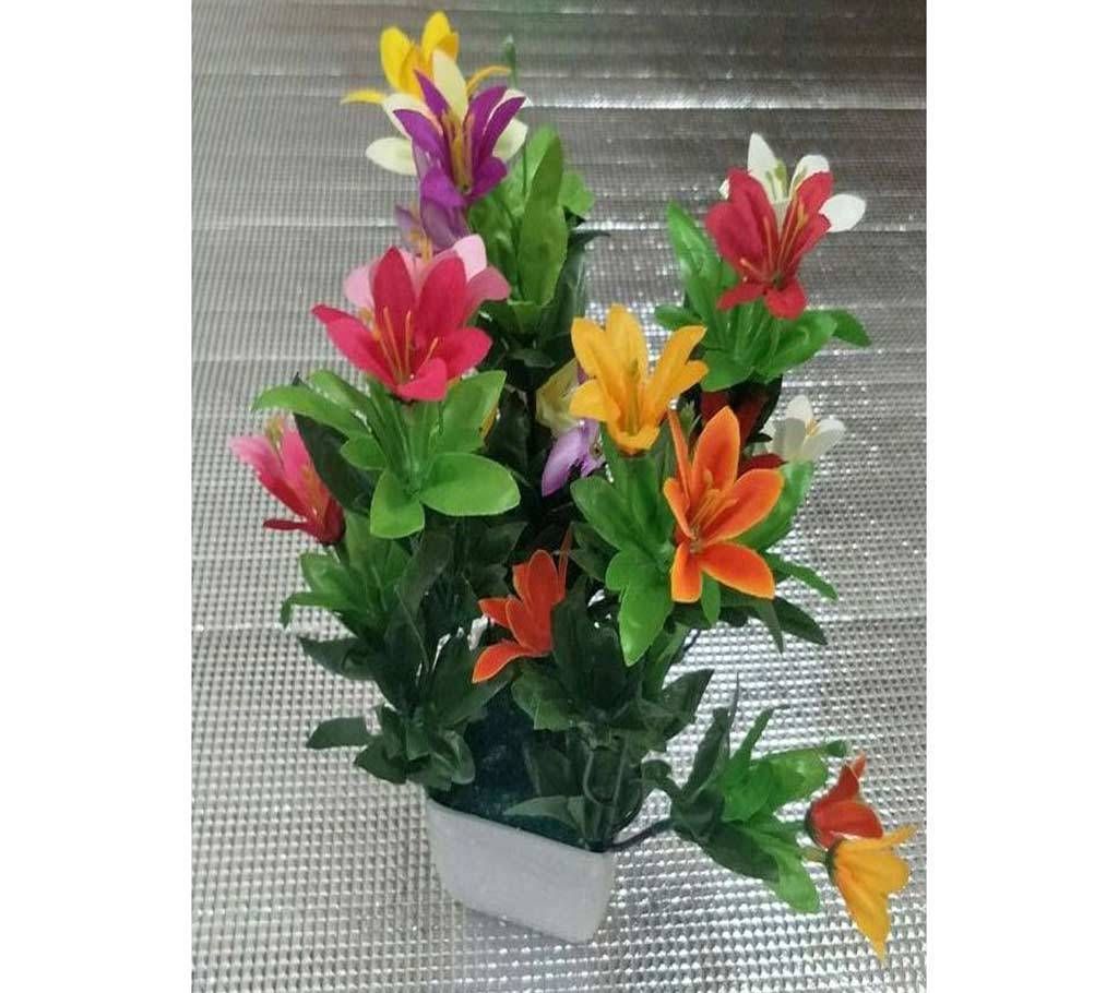 Artificial Plants Withg Vase Plastic Showpiece