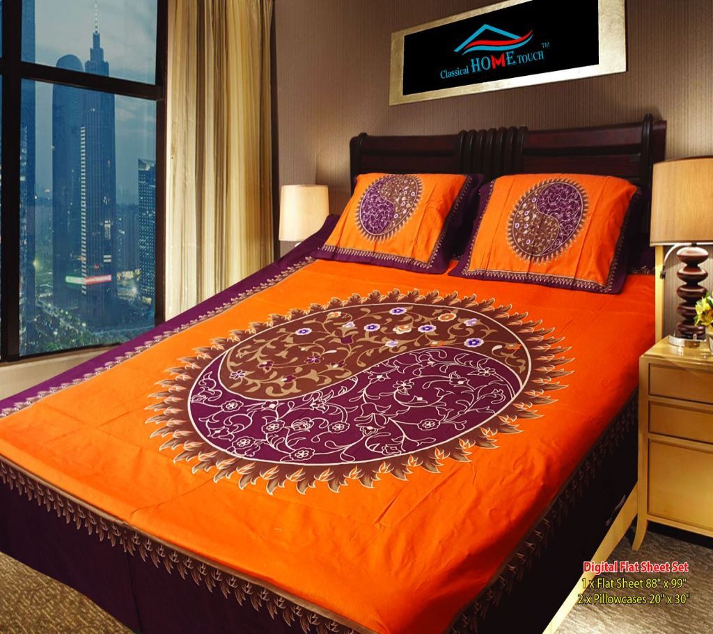 King Size Panel Bedsheet - 12 - ANJ