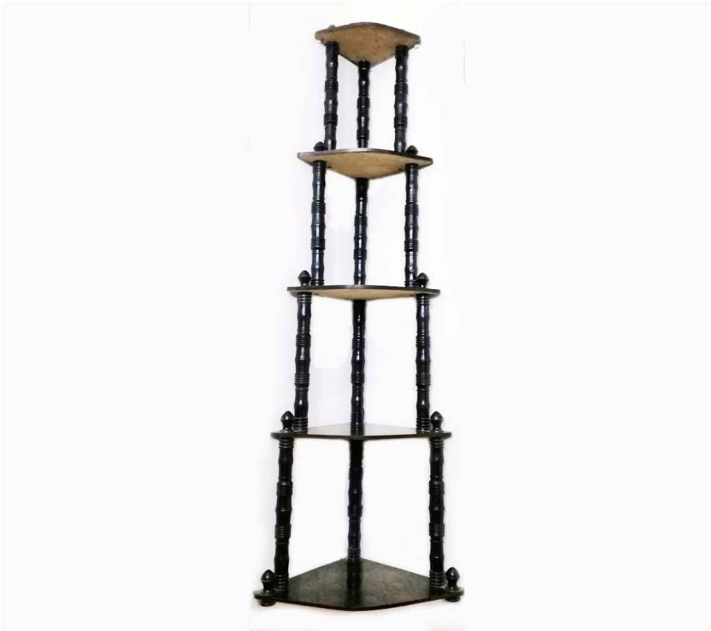 4Tiers Corner Shelf Rack Stand Display Furniture Storage Organizer For Home Decor 