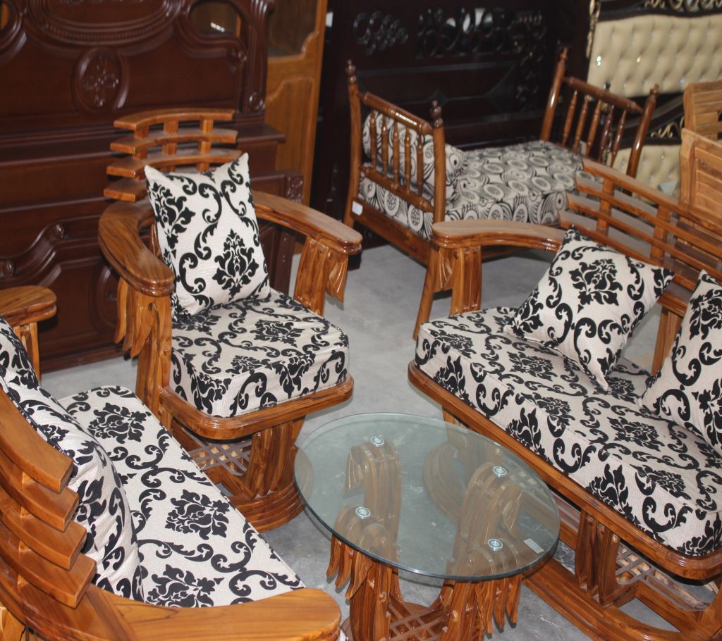 Chittagong Segun 2+2+1 Sofa Sate Tree Table Form Caver Show Sofa Sate