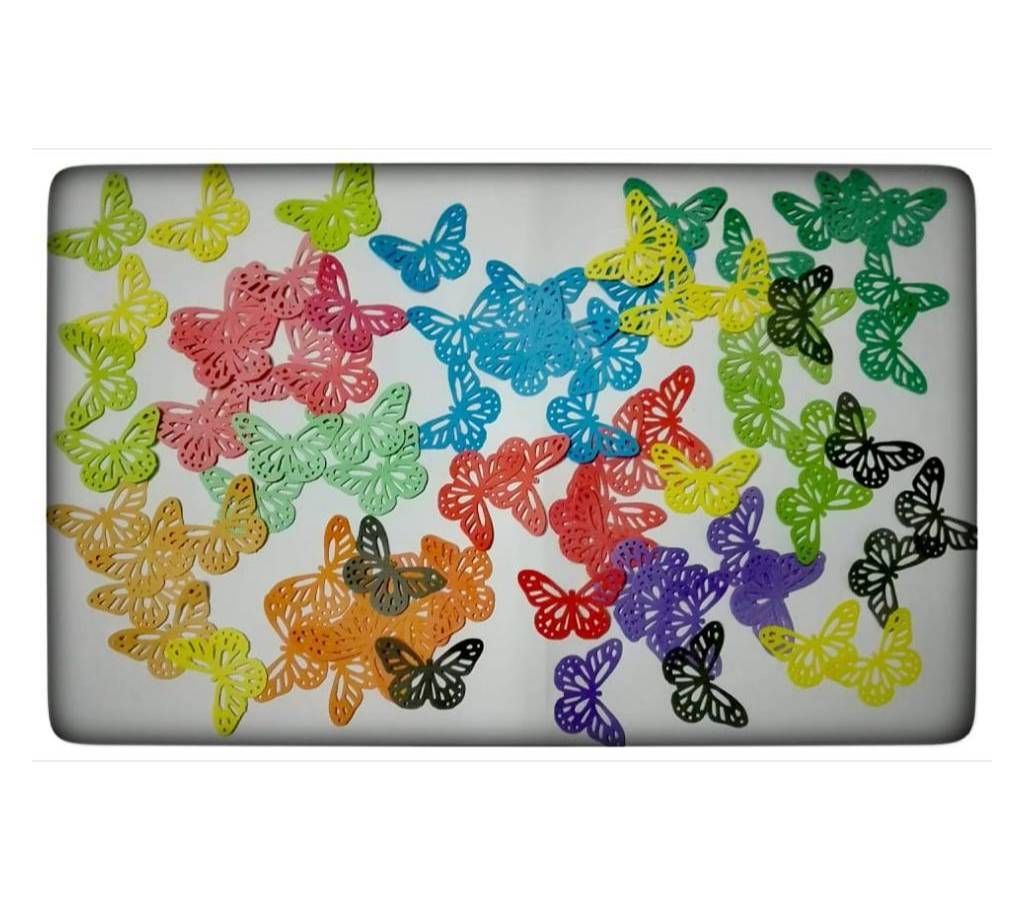 Multi Color Butterfly - 100 pcs