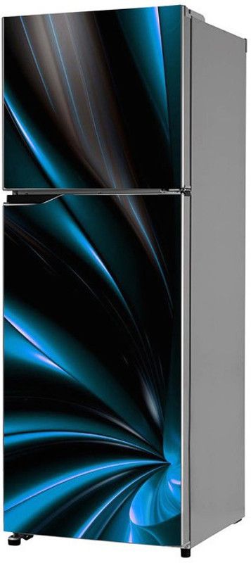 Advait Designs 60 cm Advait Designs 3d pink beautiful decorative flower with lighting bokeh extra large fridge sticker (pvc vinyl covering area 61cm X 160cm ) Self Adhesive Sticker  (Pack of 1)