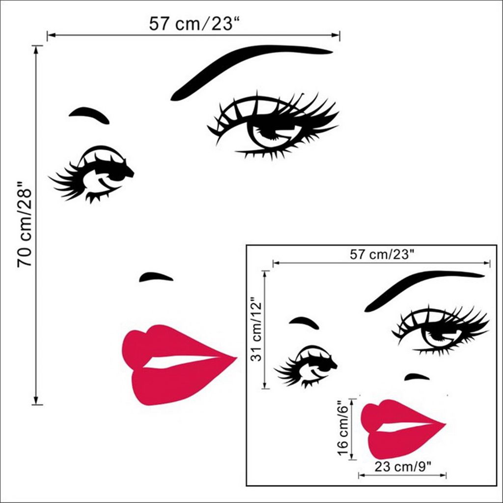 She is Beautiful wall Sticker