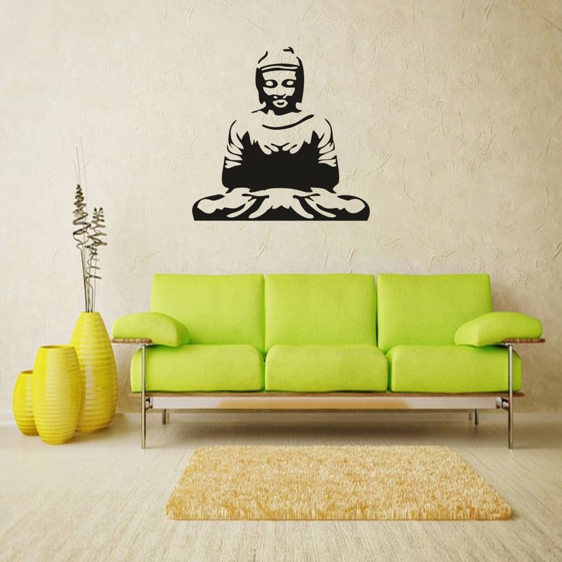 Advance Service 58 cm Wall Sticker for Living Room/Bedroom/Office , PVC Vinyl Sticker(58 Cm X 58 Cm) Removable Sticker  (Pack of 1)