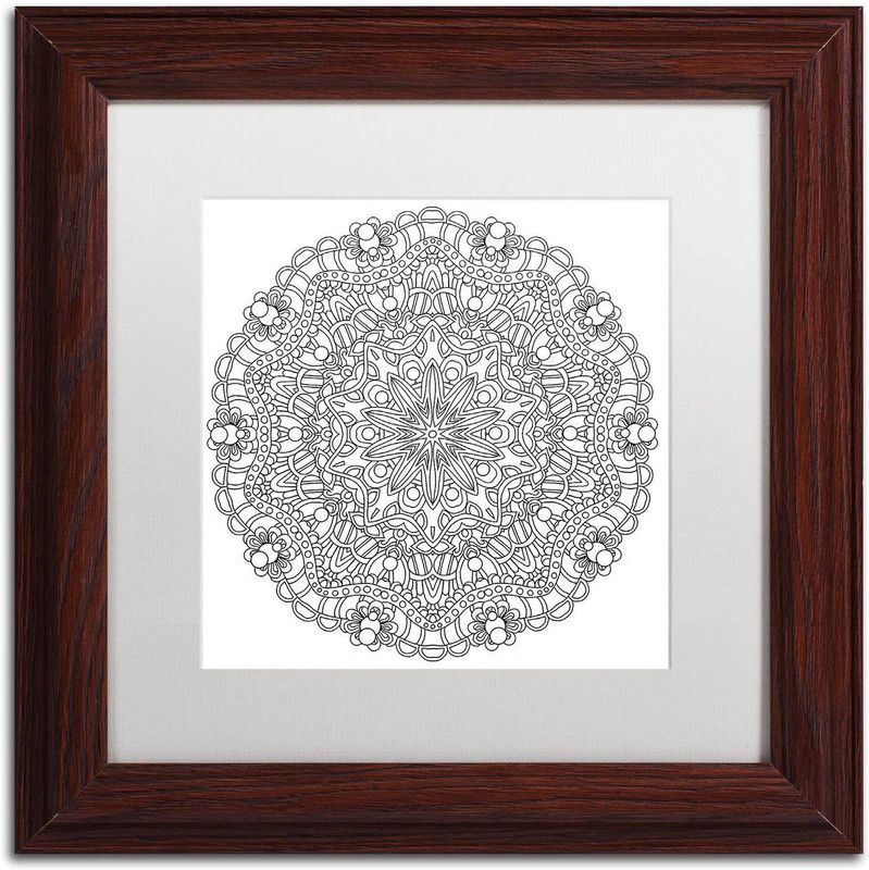 Trademark Art Canvas 16 inch x 16 inch Painting  (With Frame)