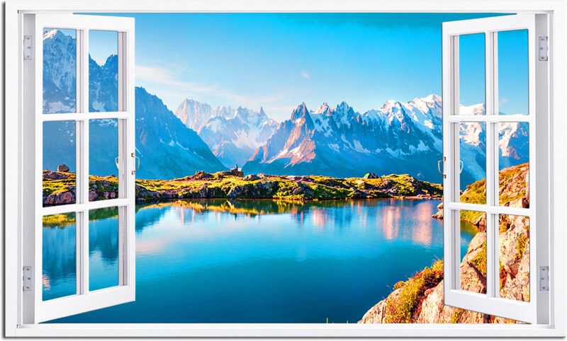 INSTANT WALL PAPER Decorative Multicolor Wallpaper  (61 cm x 155 cm)
